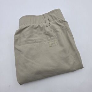 Under Armour‎ The Showdown Men's Beige 30X30 Pants Golf Performance Stretch Flex